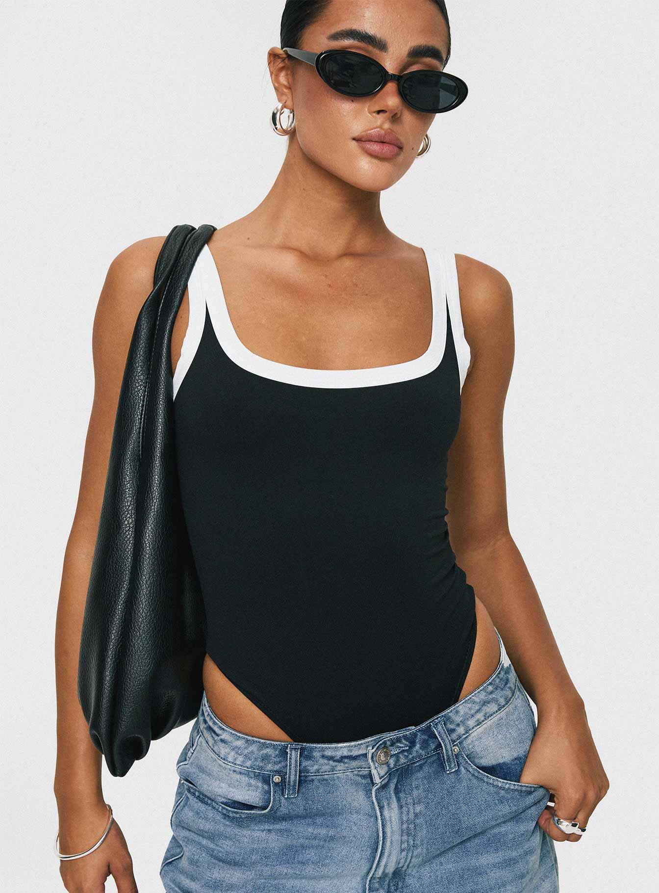 Astrea Bodysuit Black / White Product Image