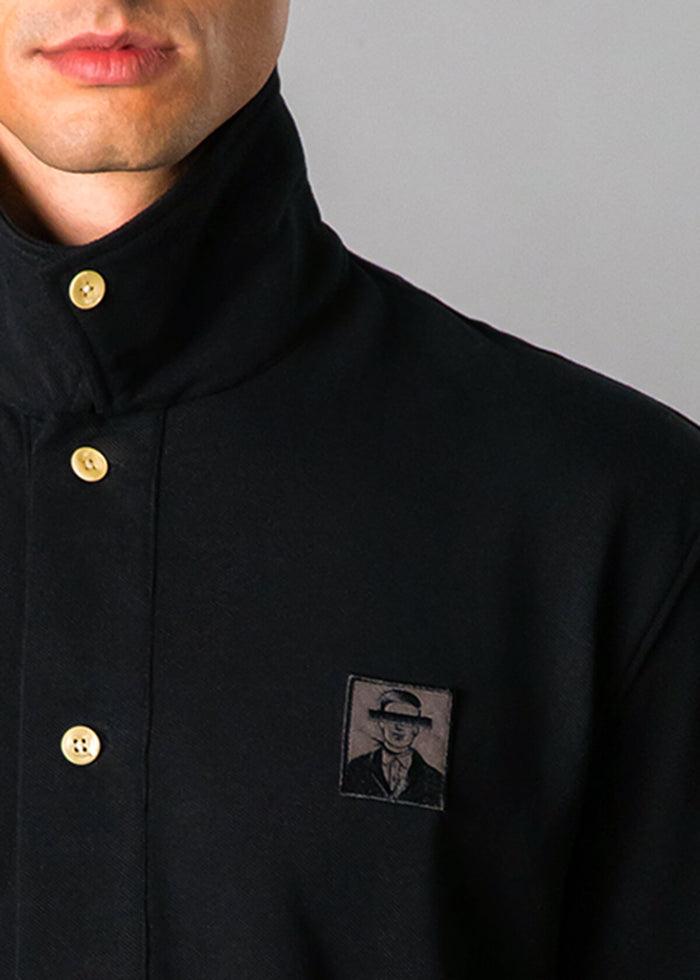 Pique Polo Black Product Image