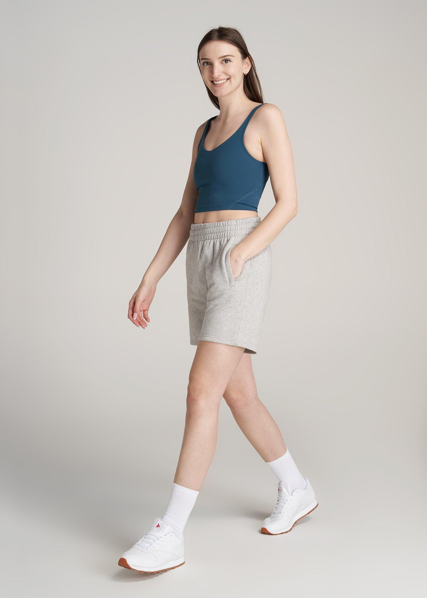 Balance Tank Top for Tall Women in Deep Water Female Product Image