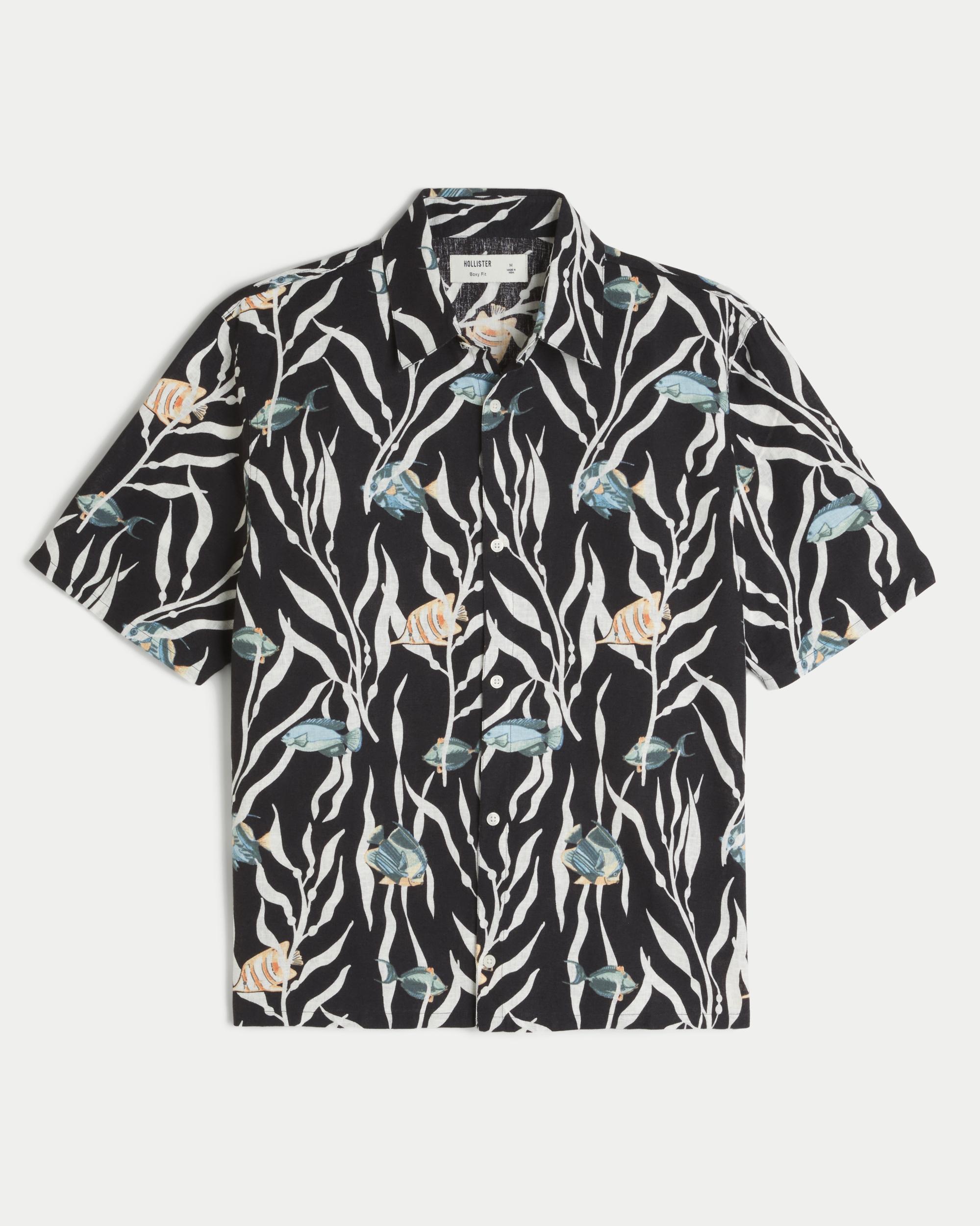 Boxy Short-Sleeve Shirt Product Image