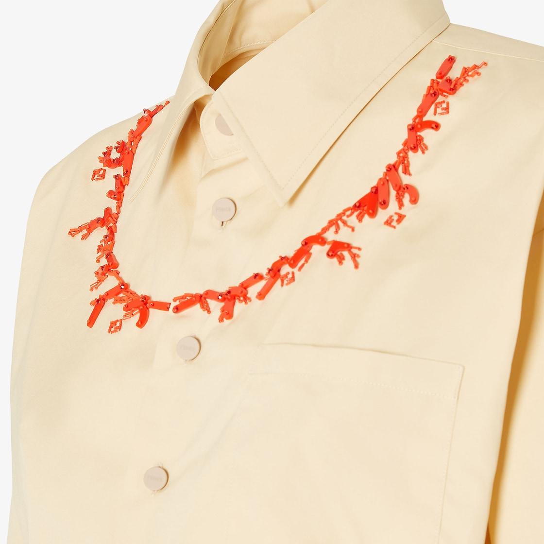 PantsWhite viscose and silk burnout pants Product Image