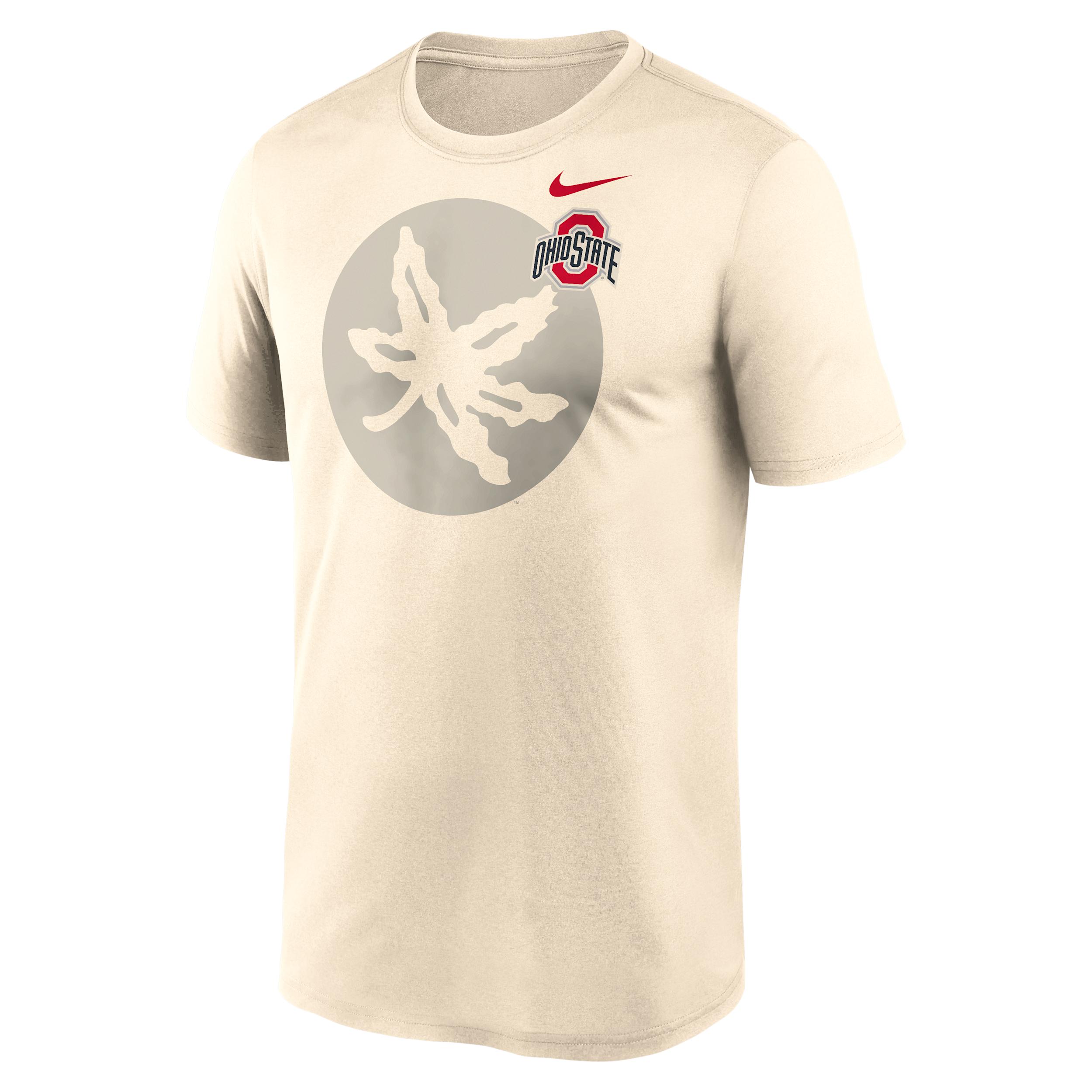 Ohio State Campus Legend Shadow Logo Nike Mens Dri-FIT College T-Shirt | NKGK15AOH-UWS Product Image