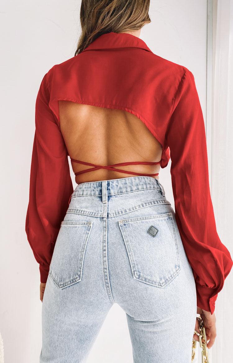 Saddle Up Crop Red Product Image