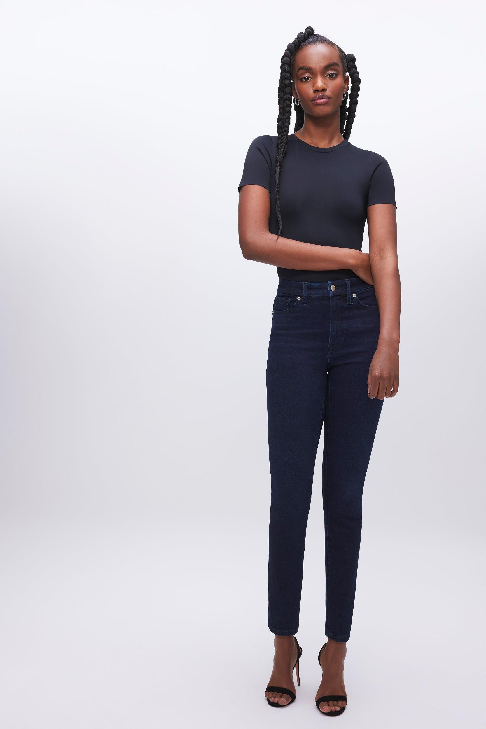 ALWAYS FITS GOOD LEGS SKINNY JEANS | DEEP BLUE002 Product Image