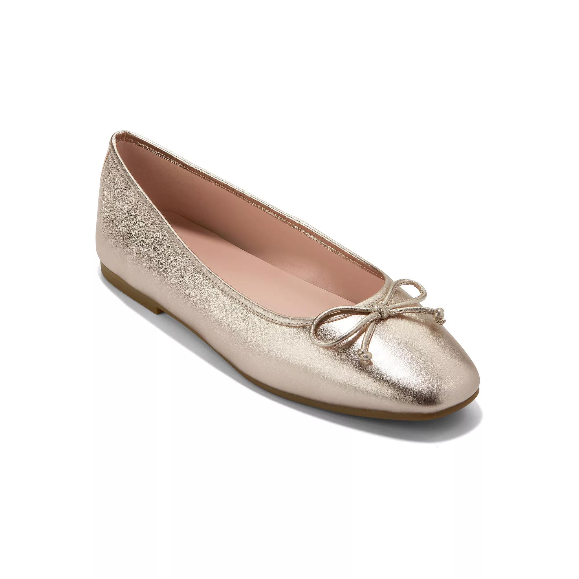 Cole Haan Yara Women's Ballet Flats, Size: 6, Soft Gold Product Image