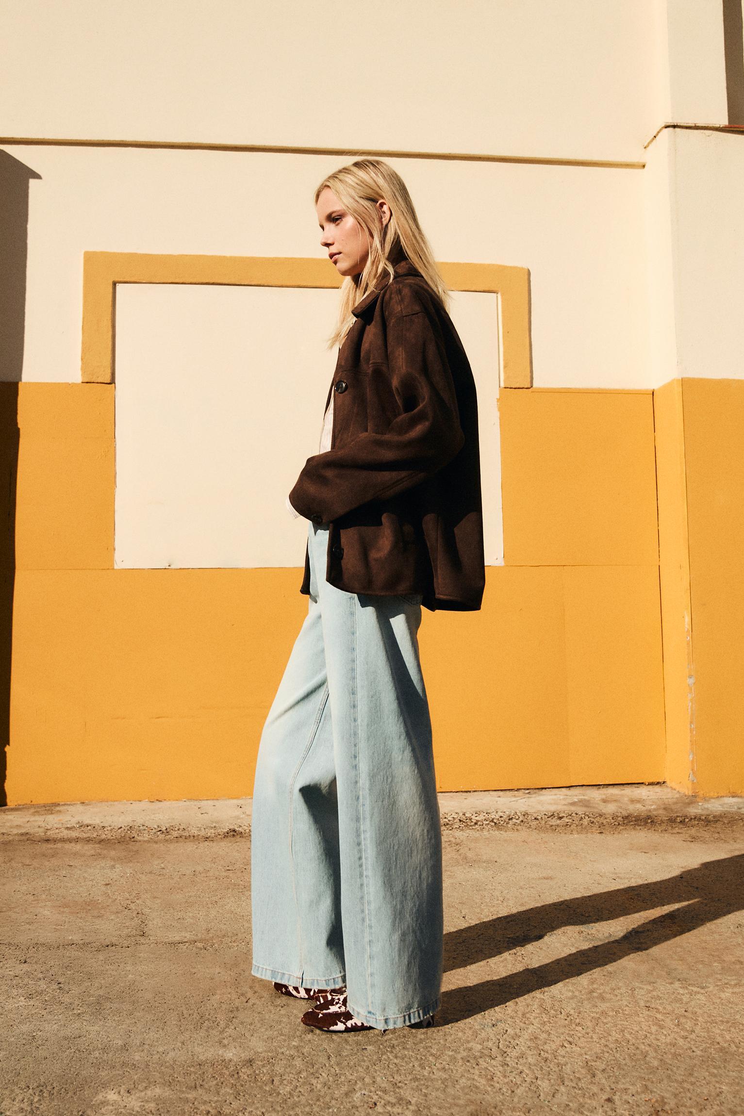 Faux suede jacket Product Image