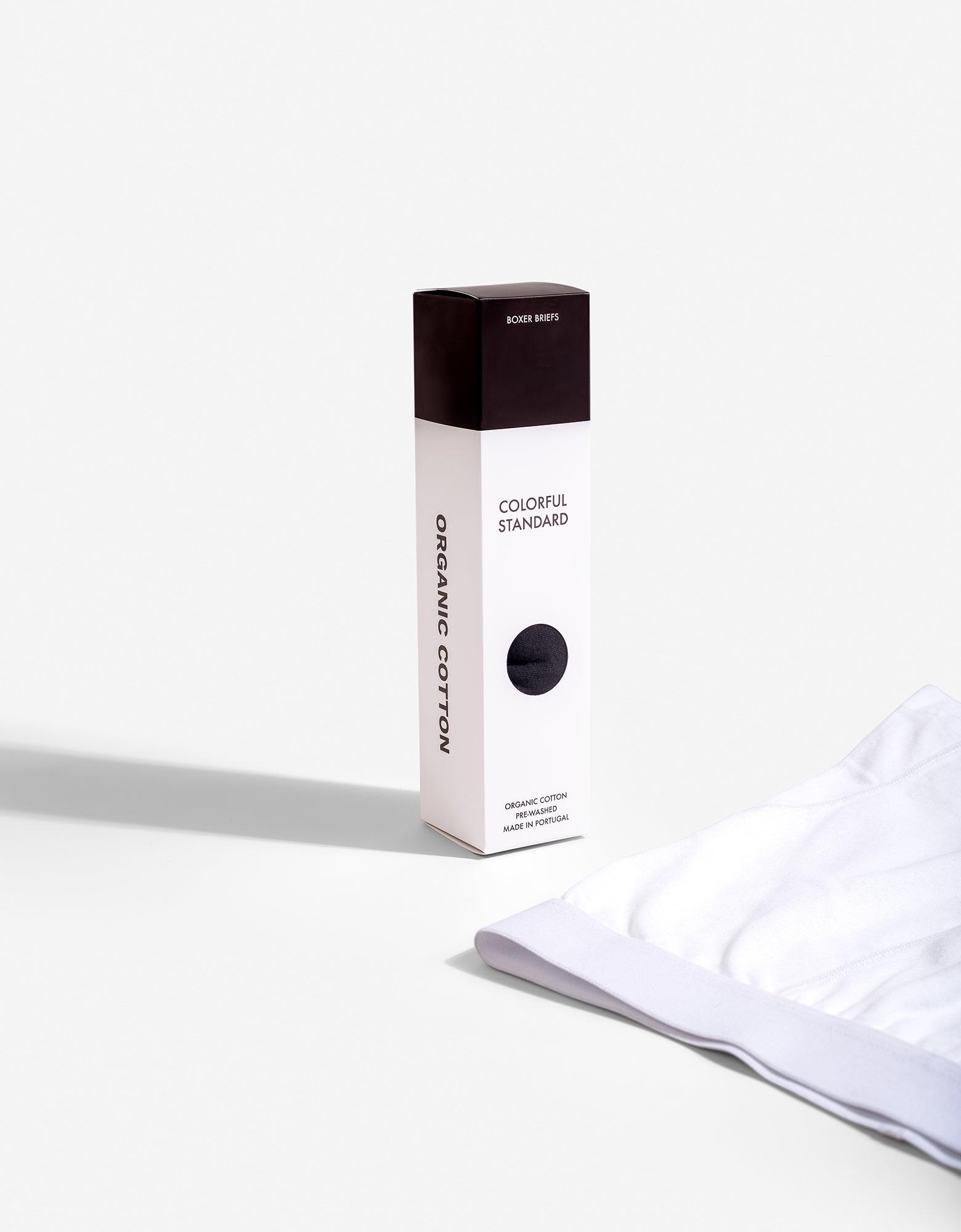 Classic Organic Boxer Briefs - Heather Grey Product Image