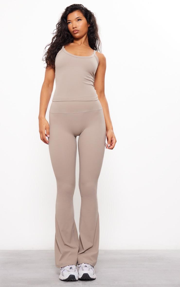 Deep Taupe Ultimate Sculpt Strappy Gym Vest Product Image