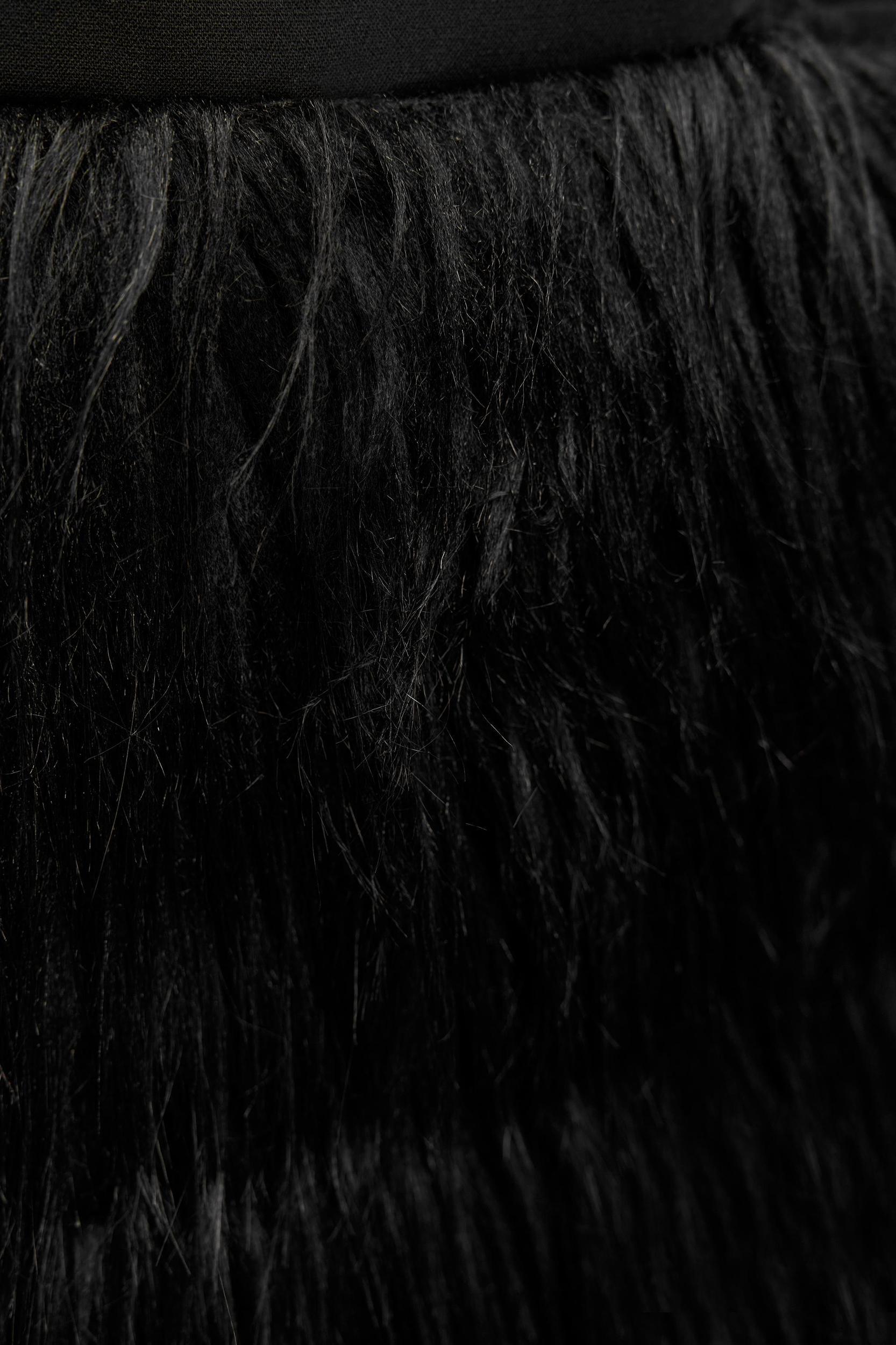 FAUX FUR HEM DRESS LIMITED EDITION Product Image