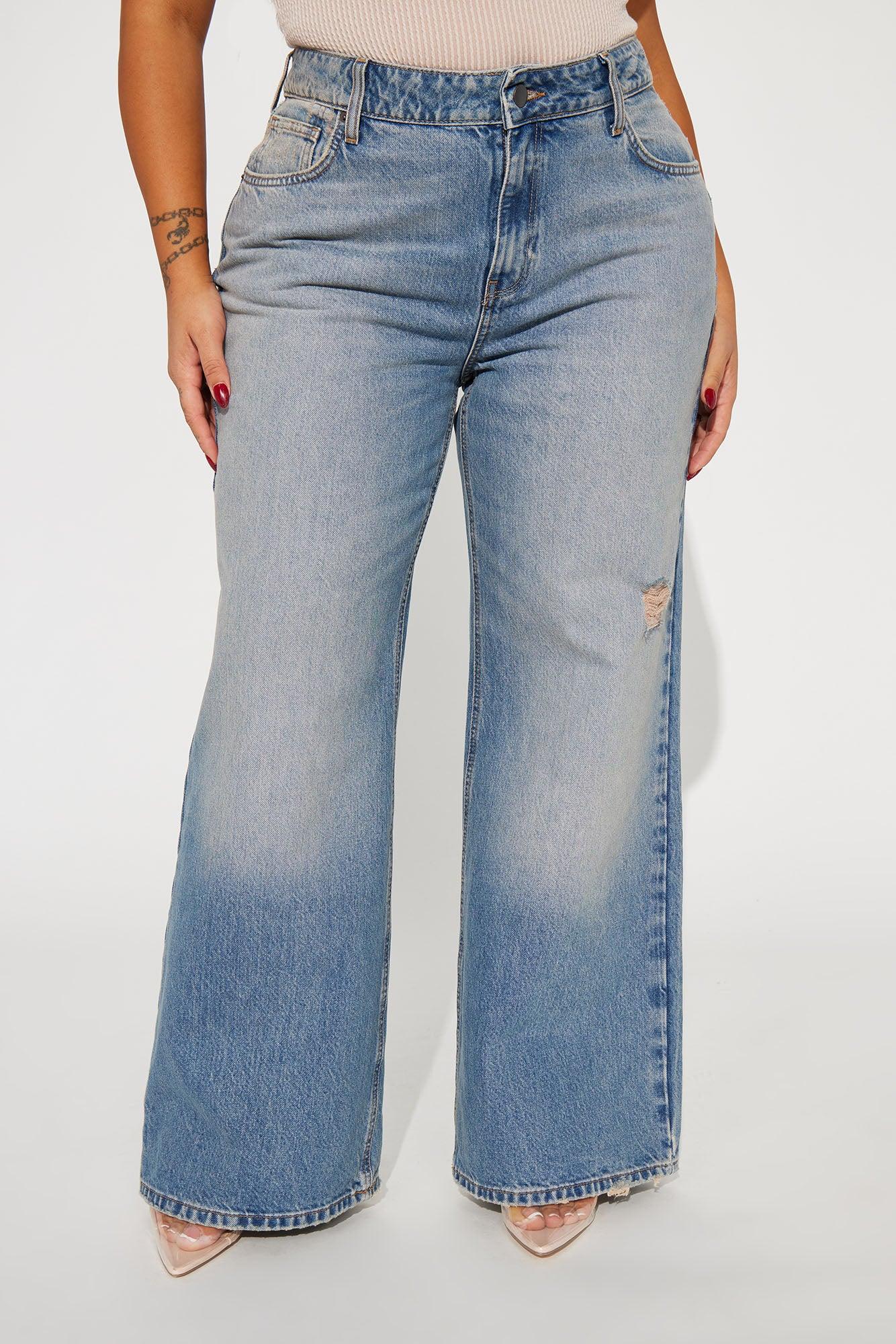 You Do You Dusty Tinted Baggy Jeans - Vintage Wash Product Image