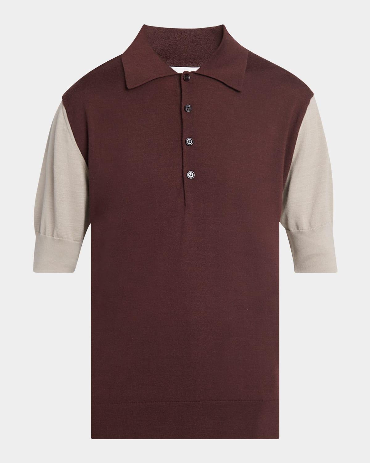 Men's Midland Colorblock Polo Shirt Product Image