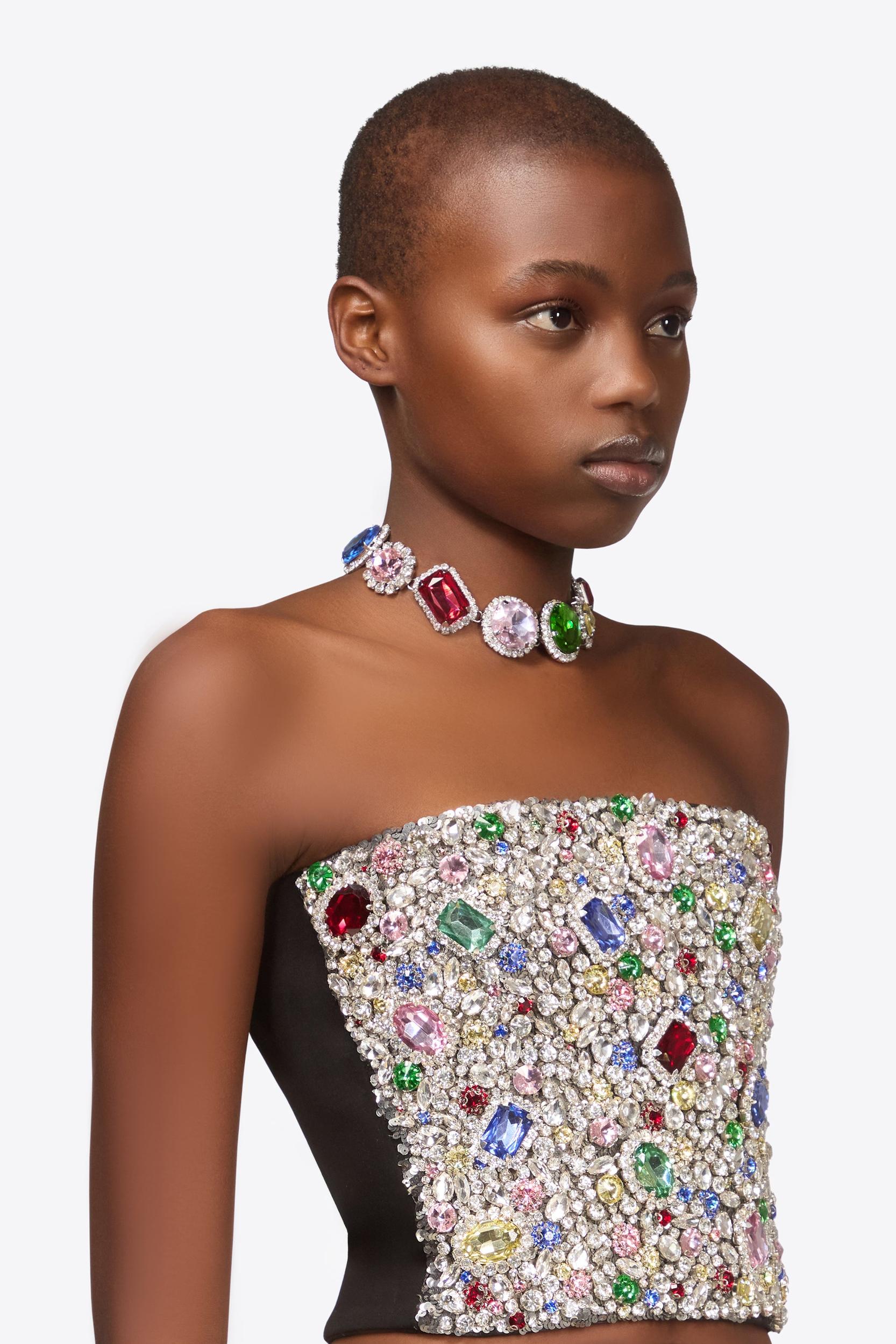 Crystal Gemstone Necklace Product Image