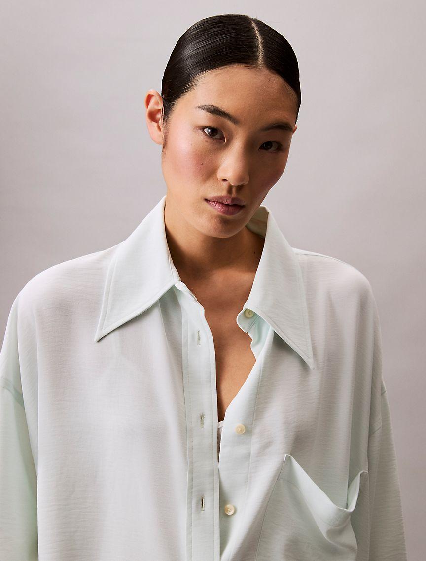 Gauze Button-Down Shirt Product Image