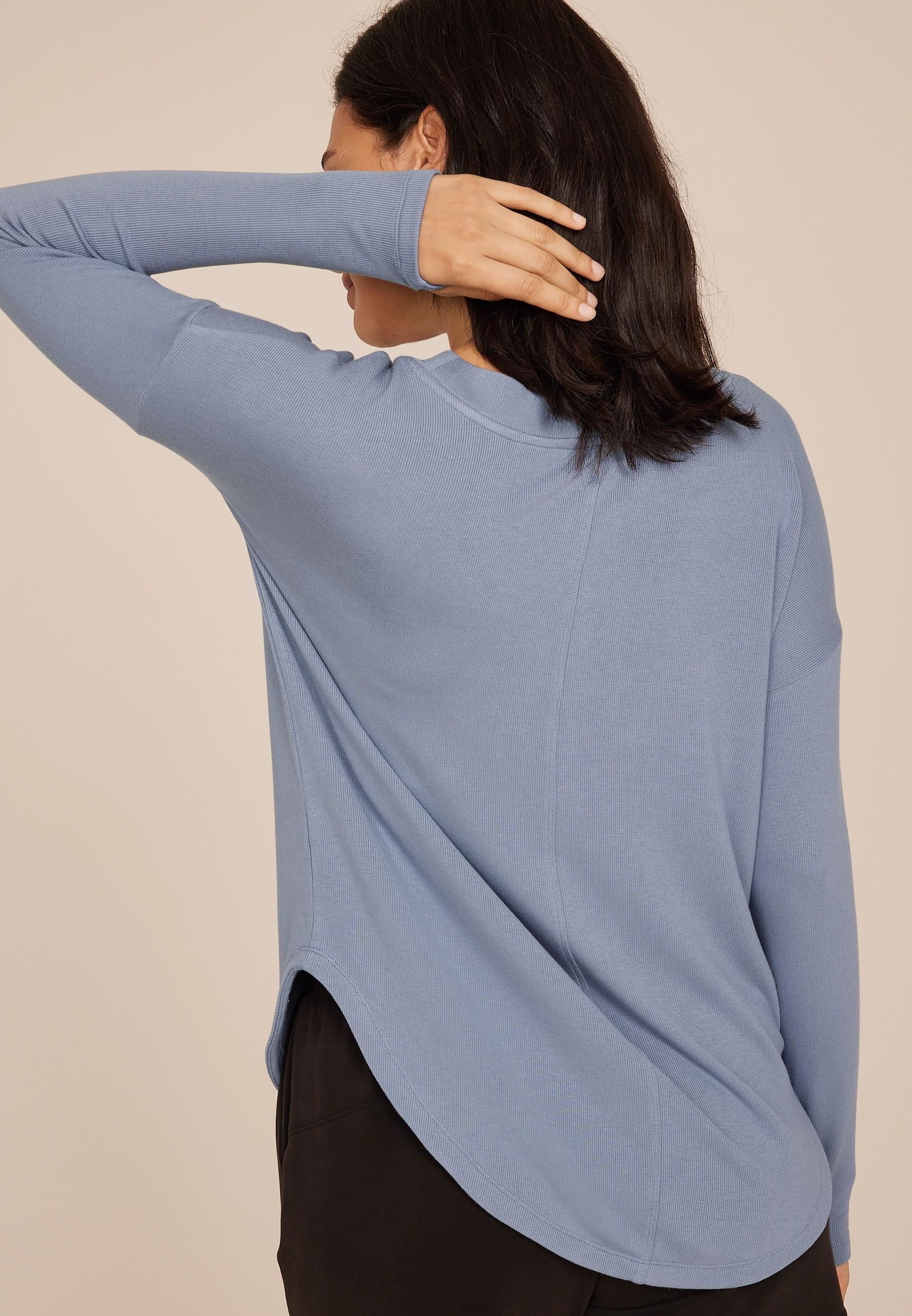 Brushed Ribbed Tunic Top Product Image