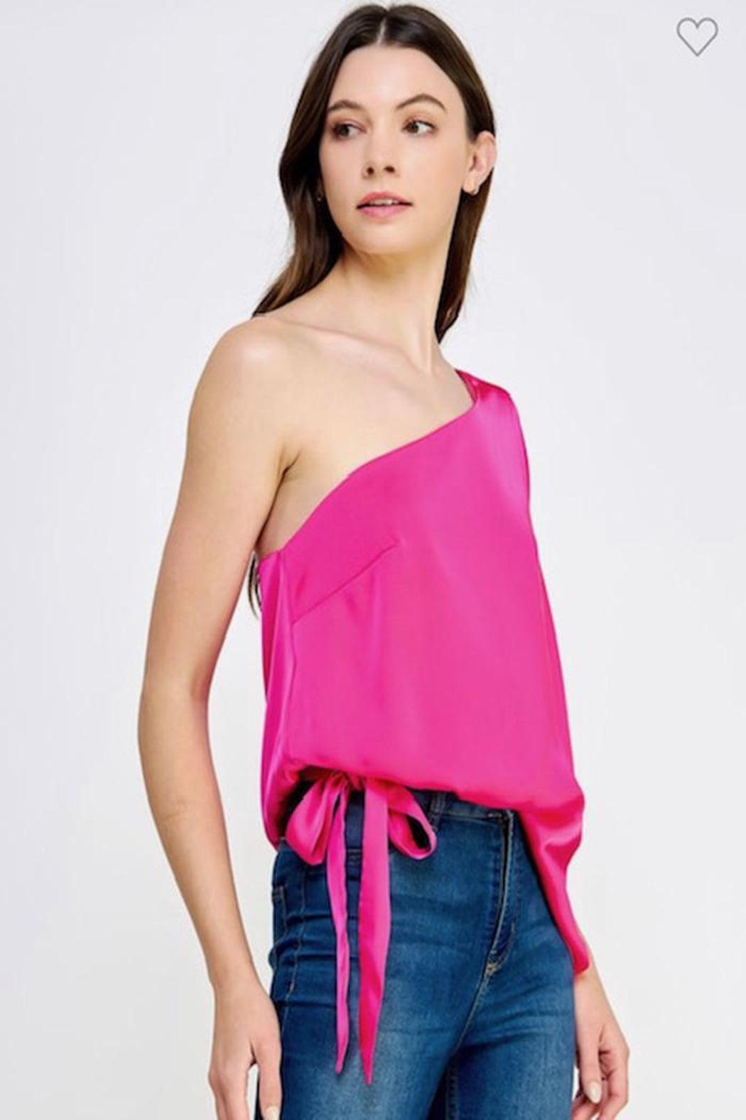 One Shoulder Top Product Image