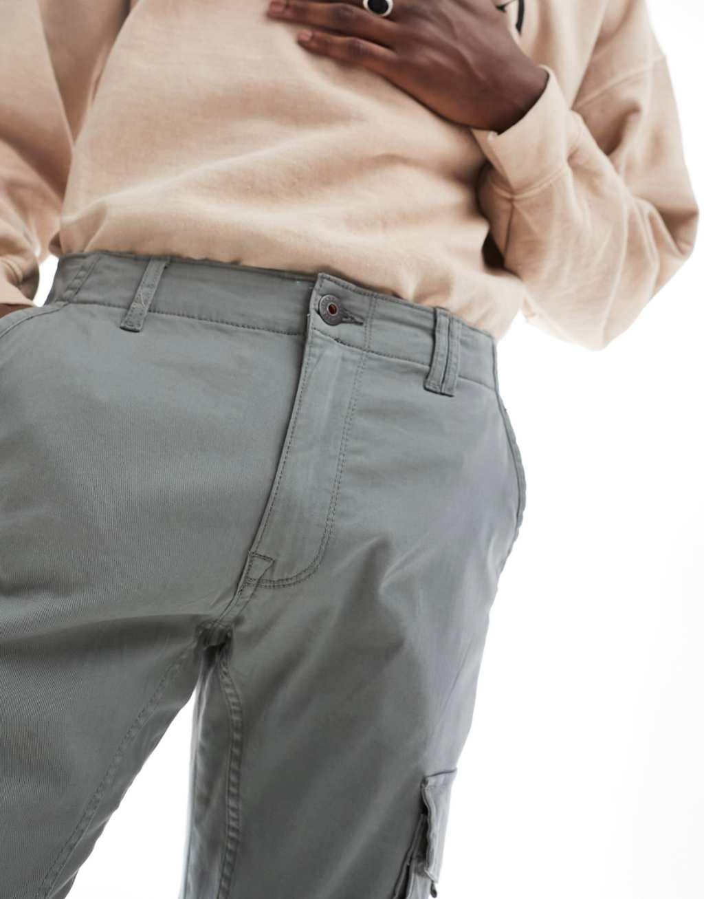 Jack & Jones Intelligence cuffed cargo pants Product Image