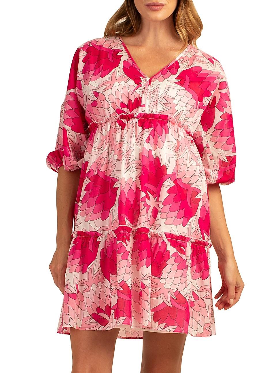 Womens Arco Iris Floral-Printed Minidress Product Image