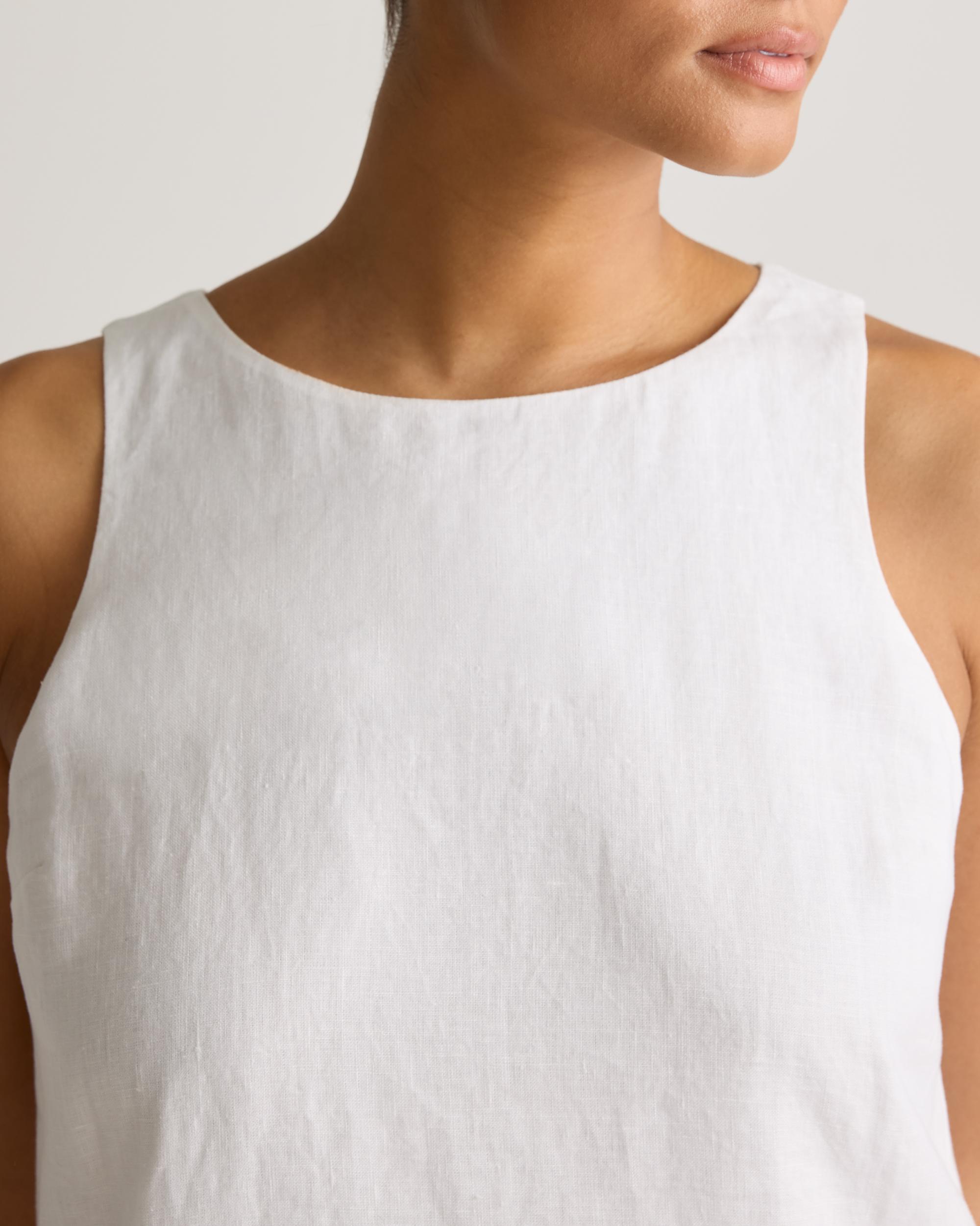 Quince | Women's 100% European Linen Tank Top Mini Dress Product Image