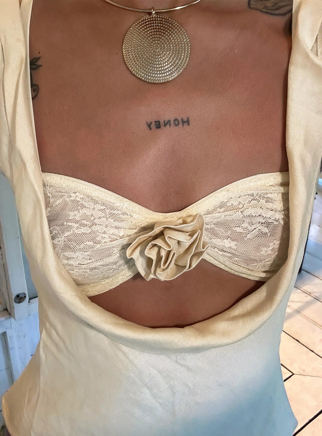 Delilah Top Ivory Product Image