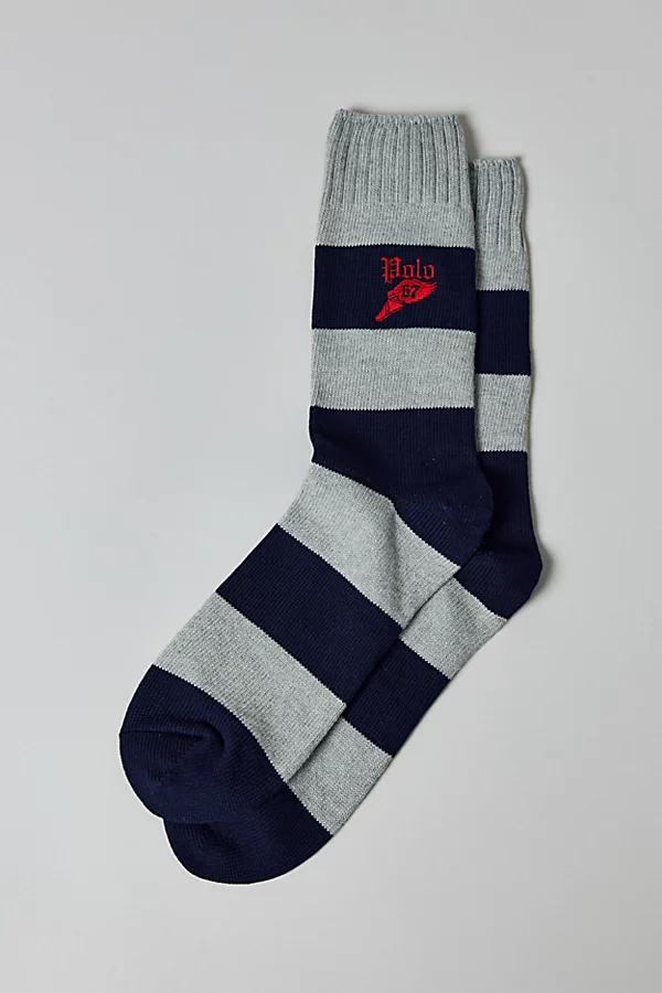 Polo Ralph Lauren Rugby Stripe Crew Sock Mens at Urban Outfitters Product Image