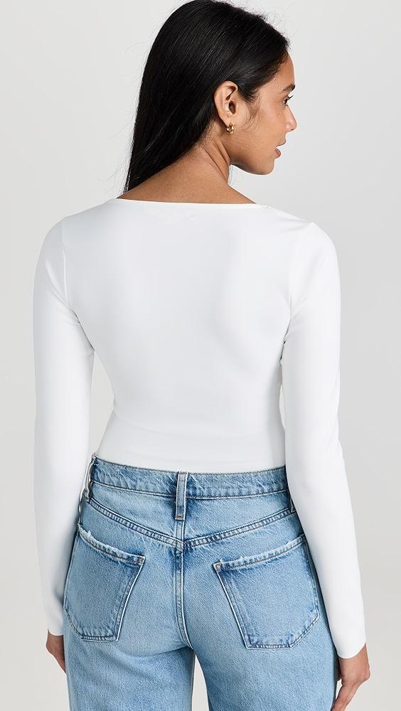 Good American Scuba Scoop Thong Bodysuit | Shopbop Product Image