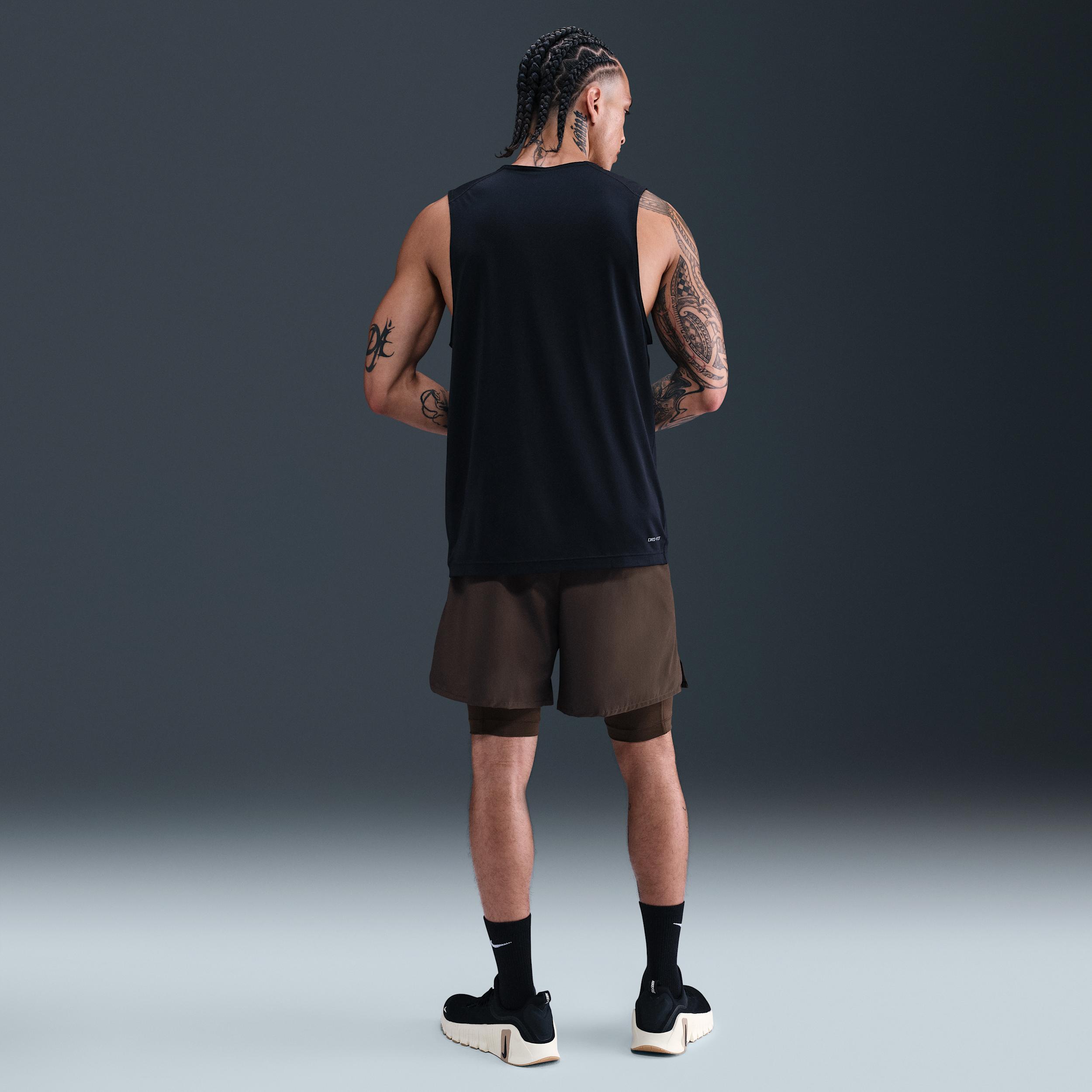 Nike Mens Unlimited Dri-FIT 7 2-in-1 Versatile Shorts | DV9334-237 Product Image