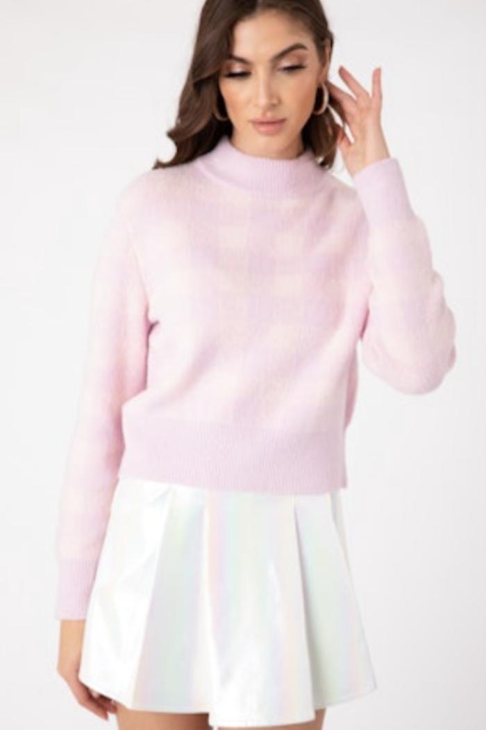 Faux Leather Pleated Skort Product Image