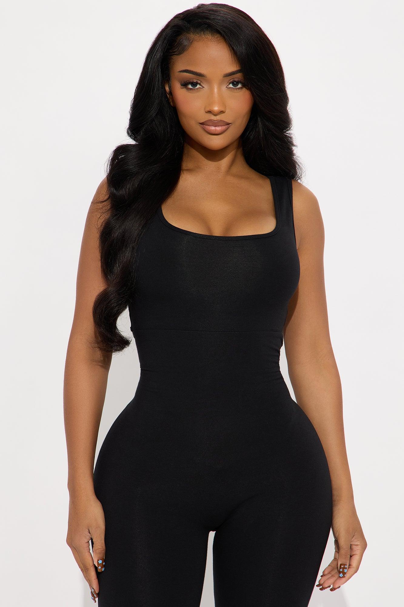 Selina Flare Leg Jumpsuit - Black Female Product Image