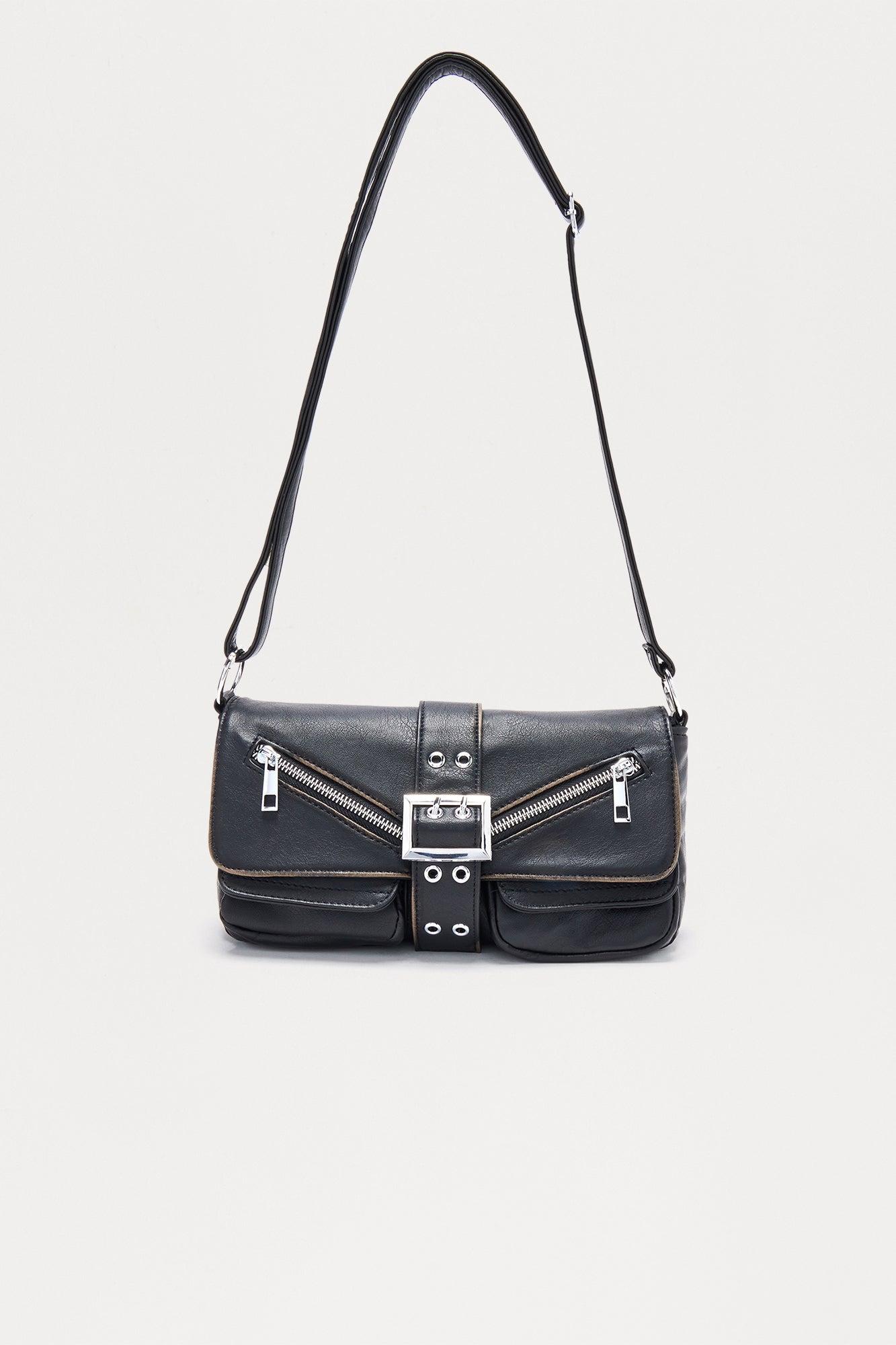 Own It Faux Leather Clutch - Black Female Product Image