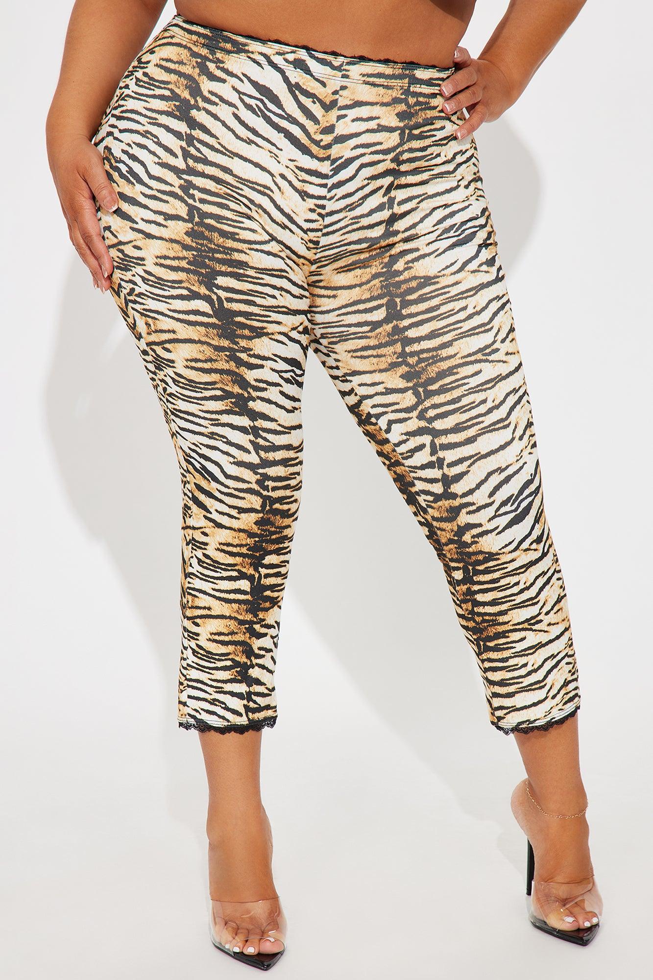 Zadie Capri Legging - Brown/combo Product Image