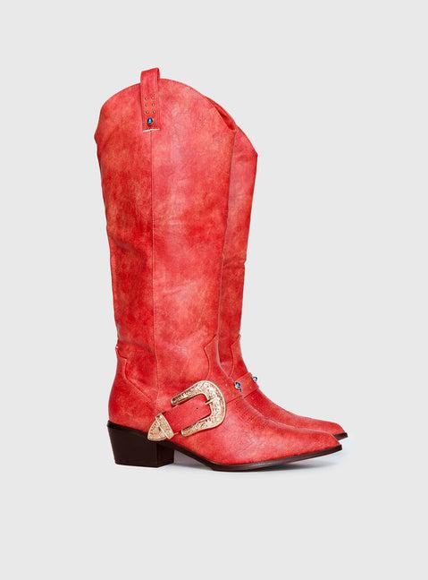 Rhode Cowboy Boots Red Product Image
