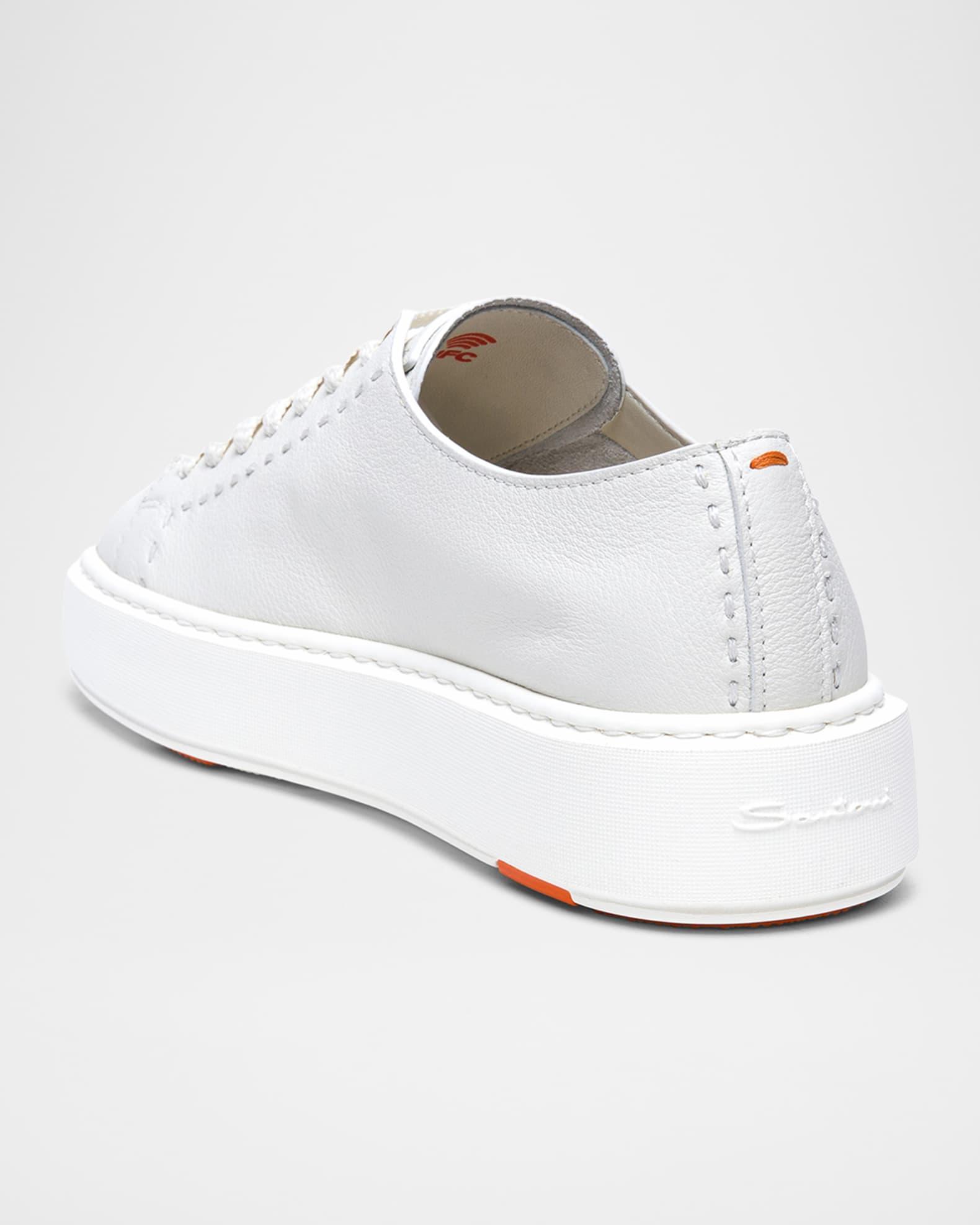 Clean Low-Top Leather Sneakers Product Image