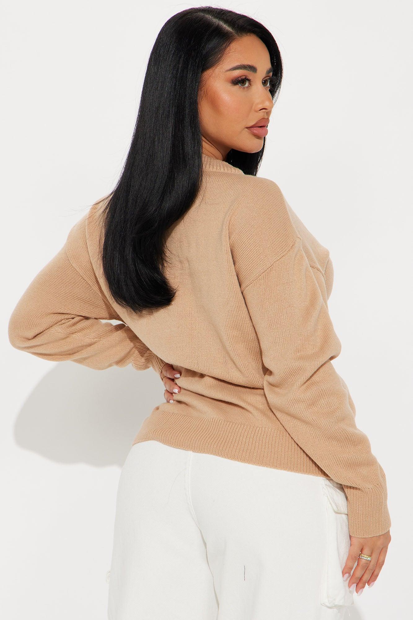 Beary Special Sweater - Taupe/combo Product Image