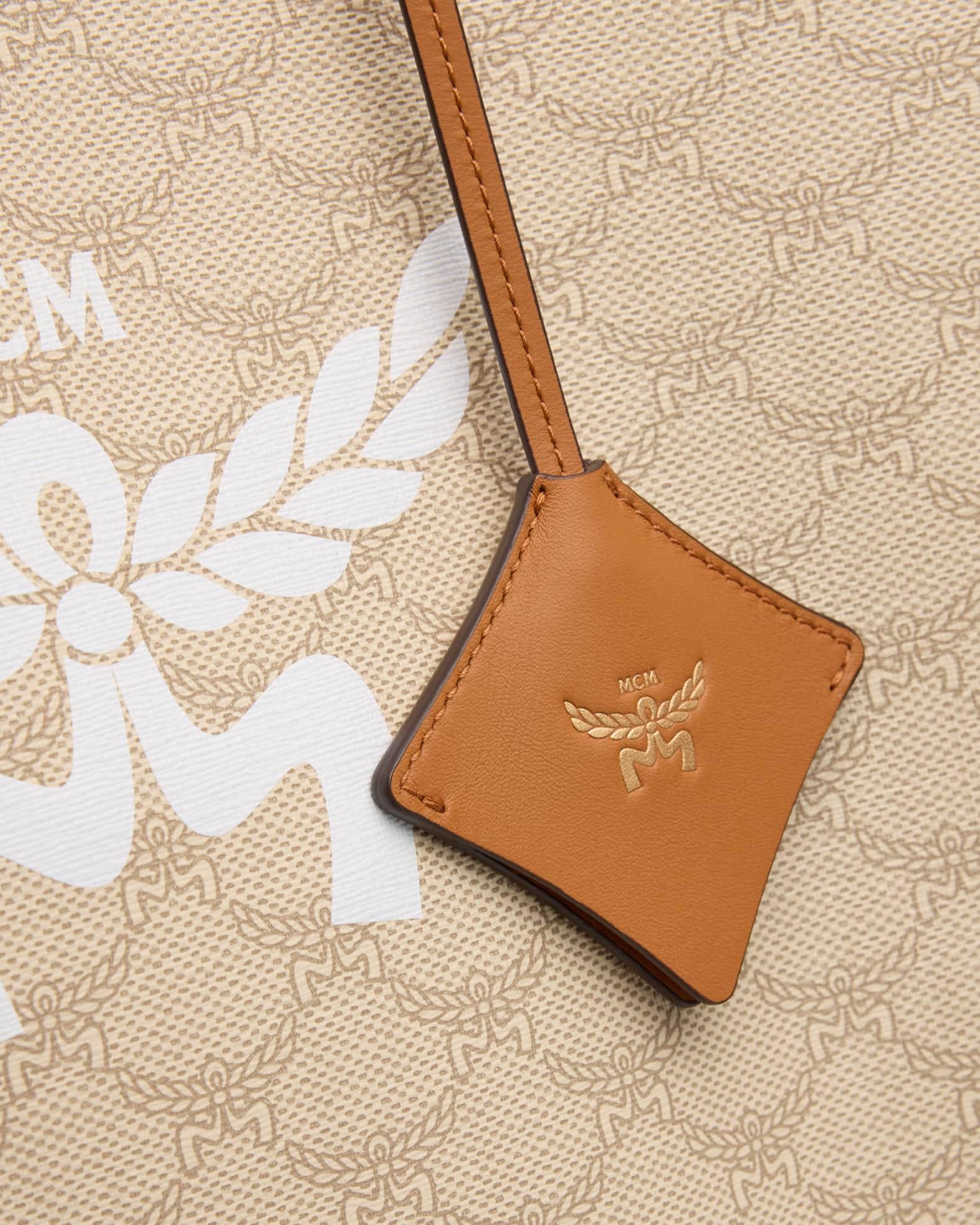 Lauretos Monogram Canvas Shopper Tote Bag Product Image