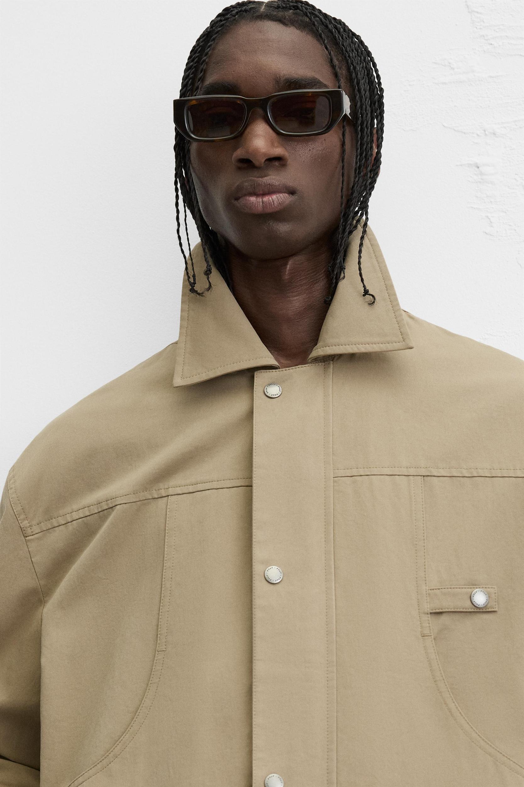 RELAXED FIT POCKET JACKET Product Image