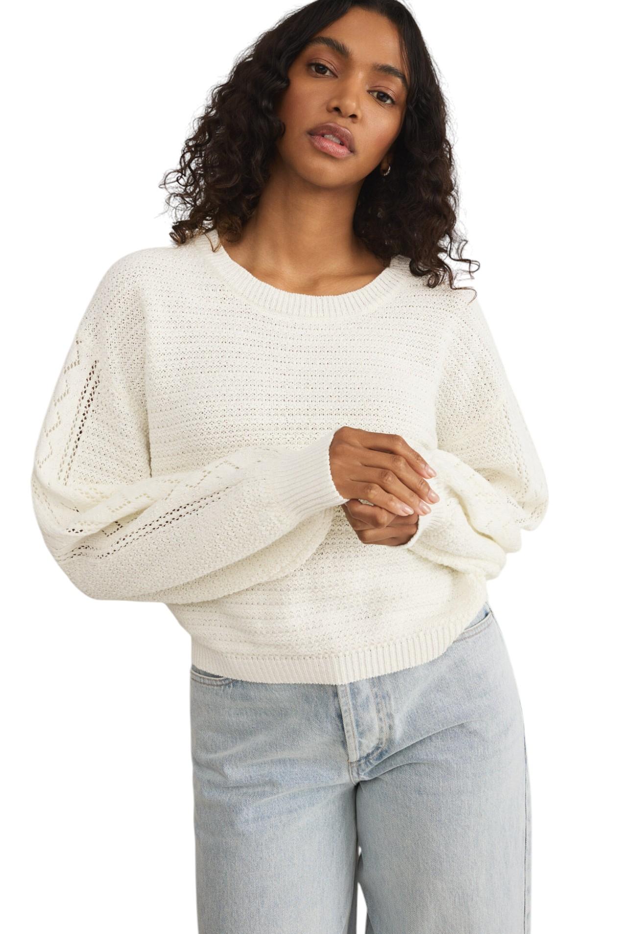 Whitney Crochet Sweater Product Image