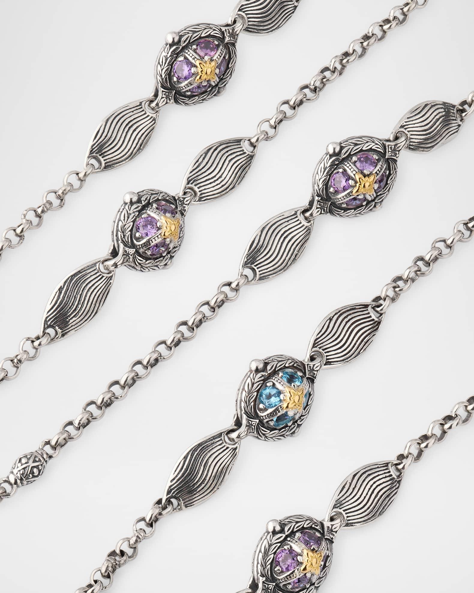 Kyma Amethyst, Quartz and Swiss Topaz Necklace Product Image