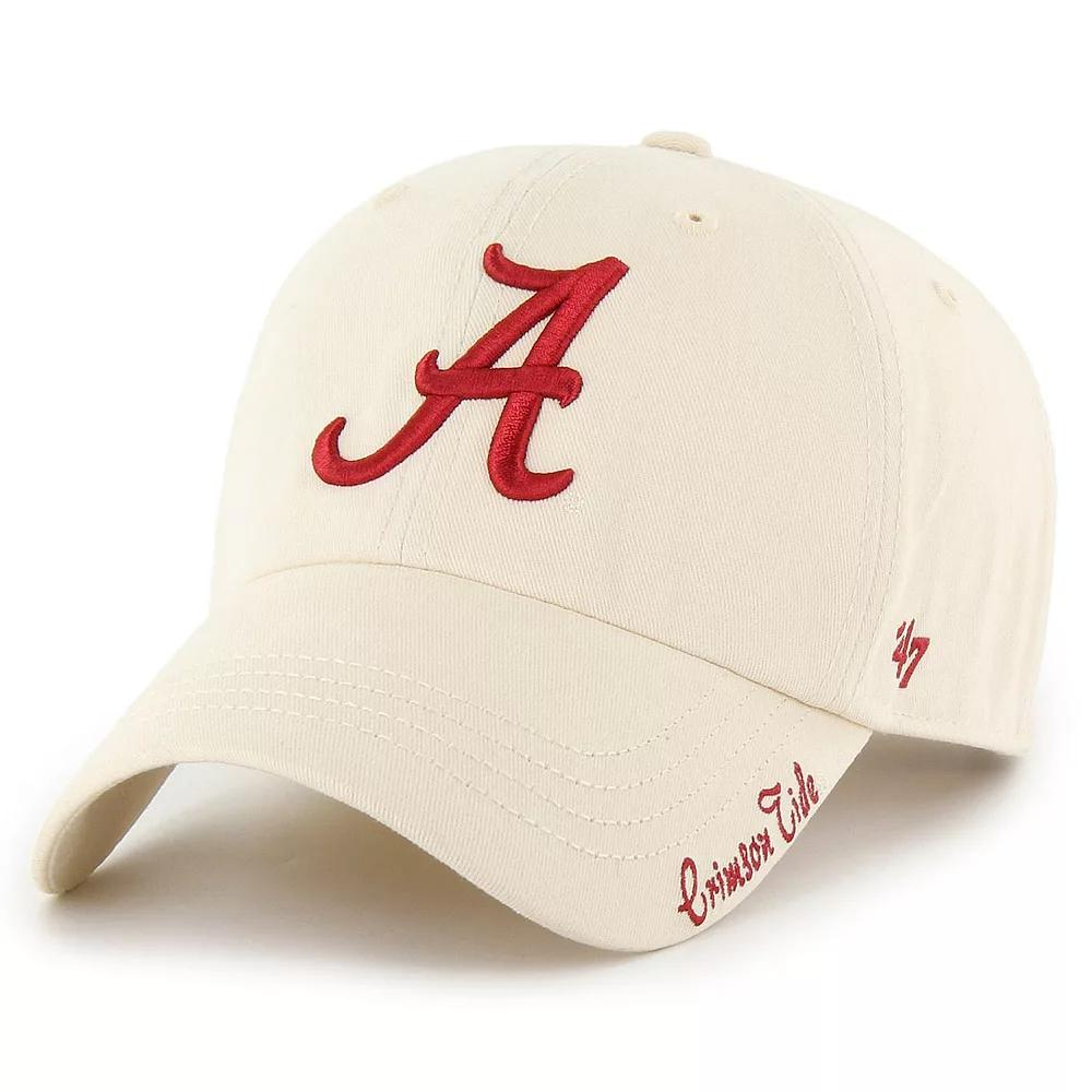 Women's '47 Natural Alabama Crimson Tide Miata Clean Up Adjustable Hat, Beige Product Image
