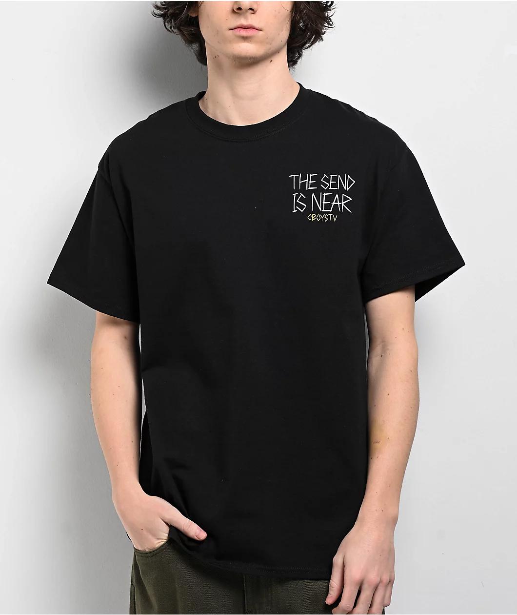 CboysTV Send Is Near Black T-Shirt Product Image