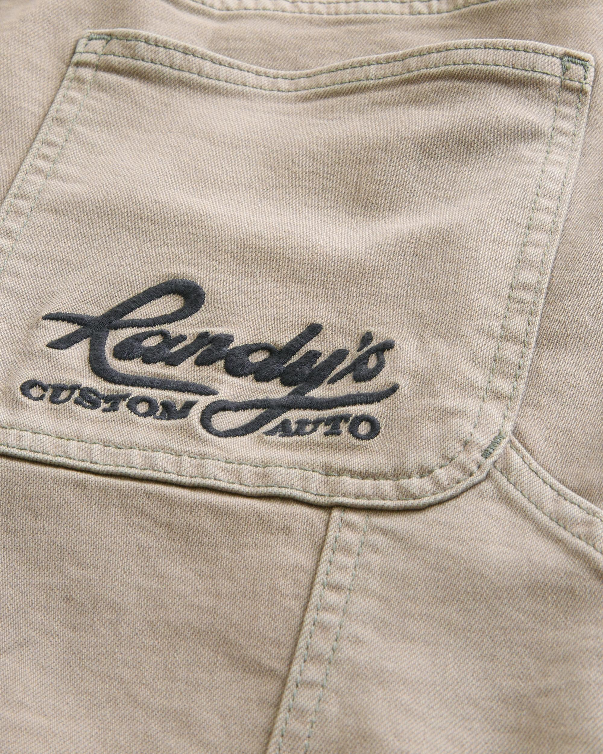 Embroidered Loose Painter Jeans Product Image