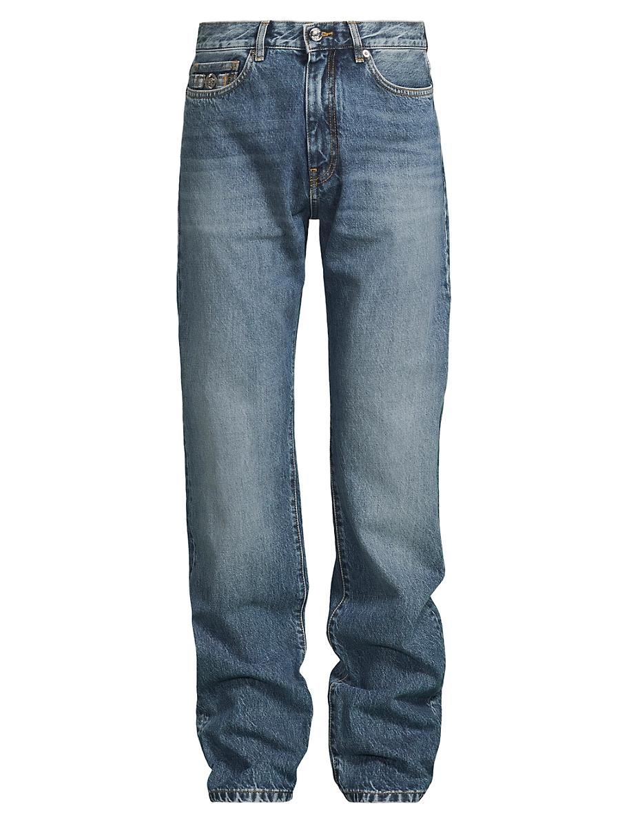 Mens Medusa Horsebit Mid-Rise Jeans Product Image