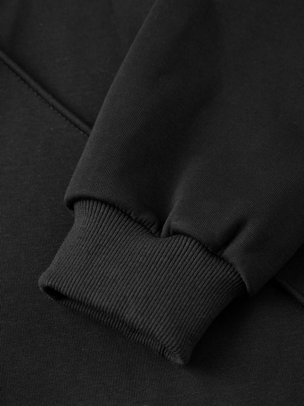 Men's Solid Pinch Pleat Oversized Hoodie Product Image