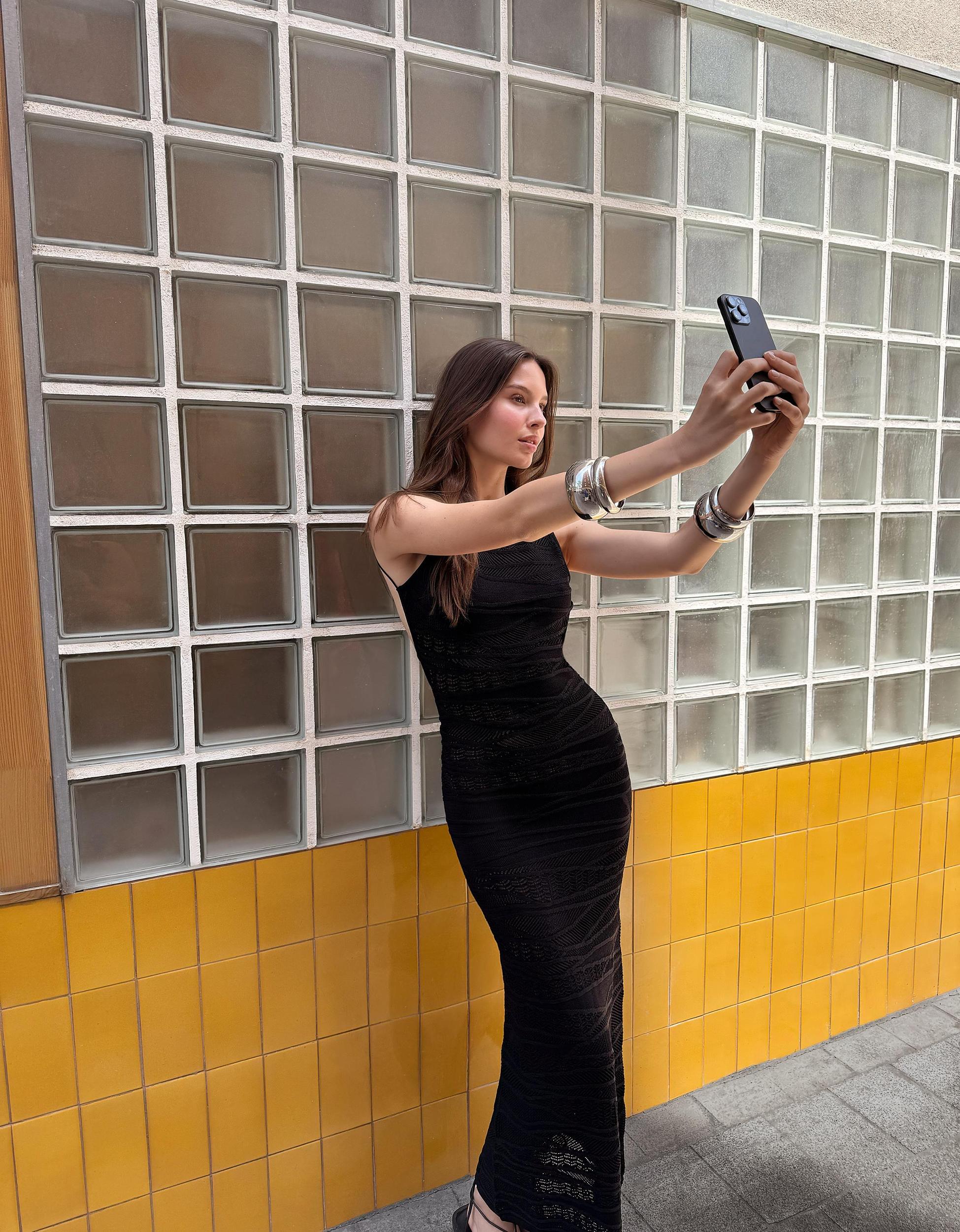 Textured midi dress Product Image