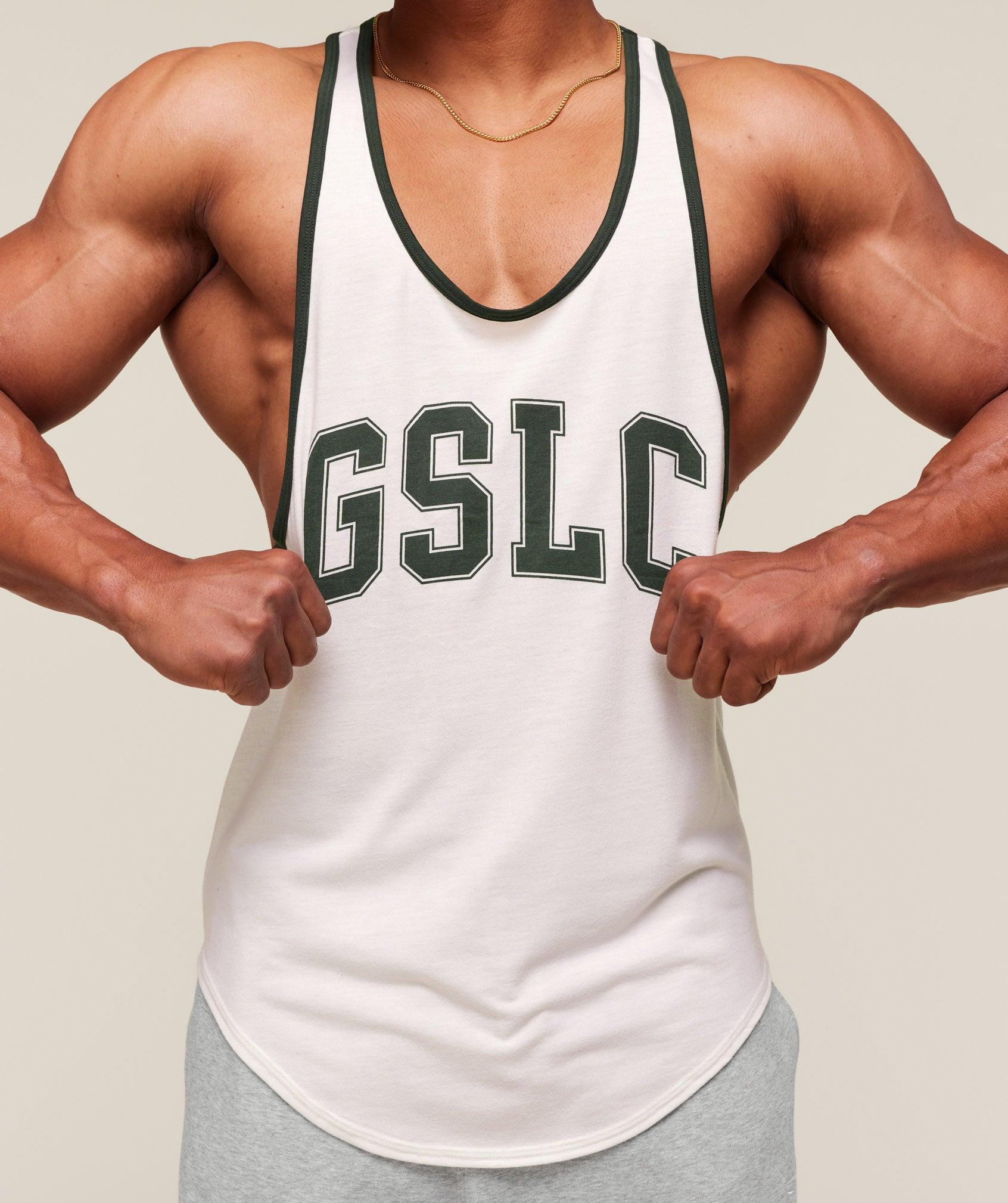 Gymshark GSLC Ringer Stringer - Soft White Male Product Image
