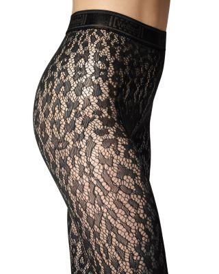 Leopard Lace Tights Product Image