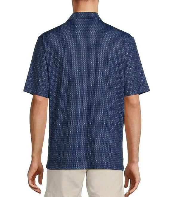 Roundtree & Yorke Performance Cocktail Print Polo Shirt Product Image