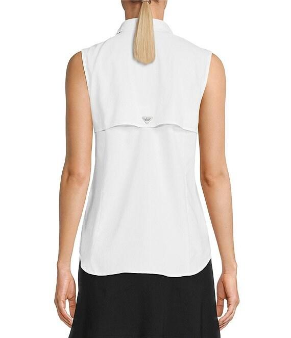 Columbia Women's Tamiami Collar Neck Sleeveless Button Front Shirt Product Image
