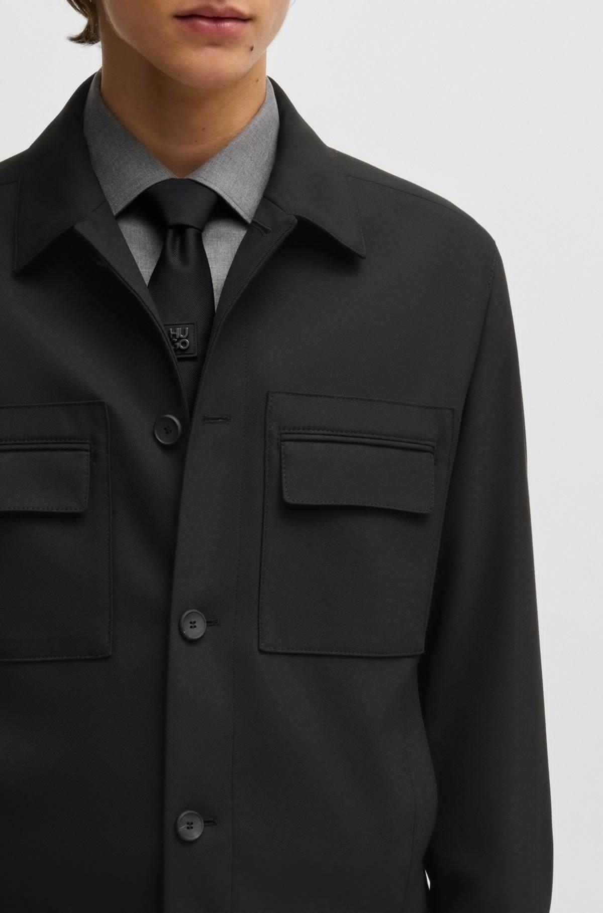 Modern-fit jacket in stretch twill Product Image