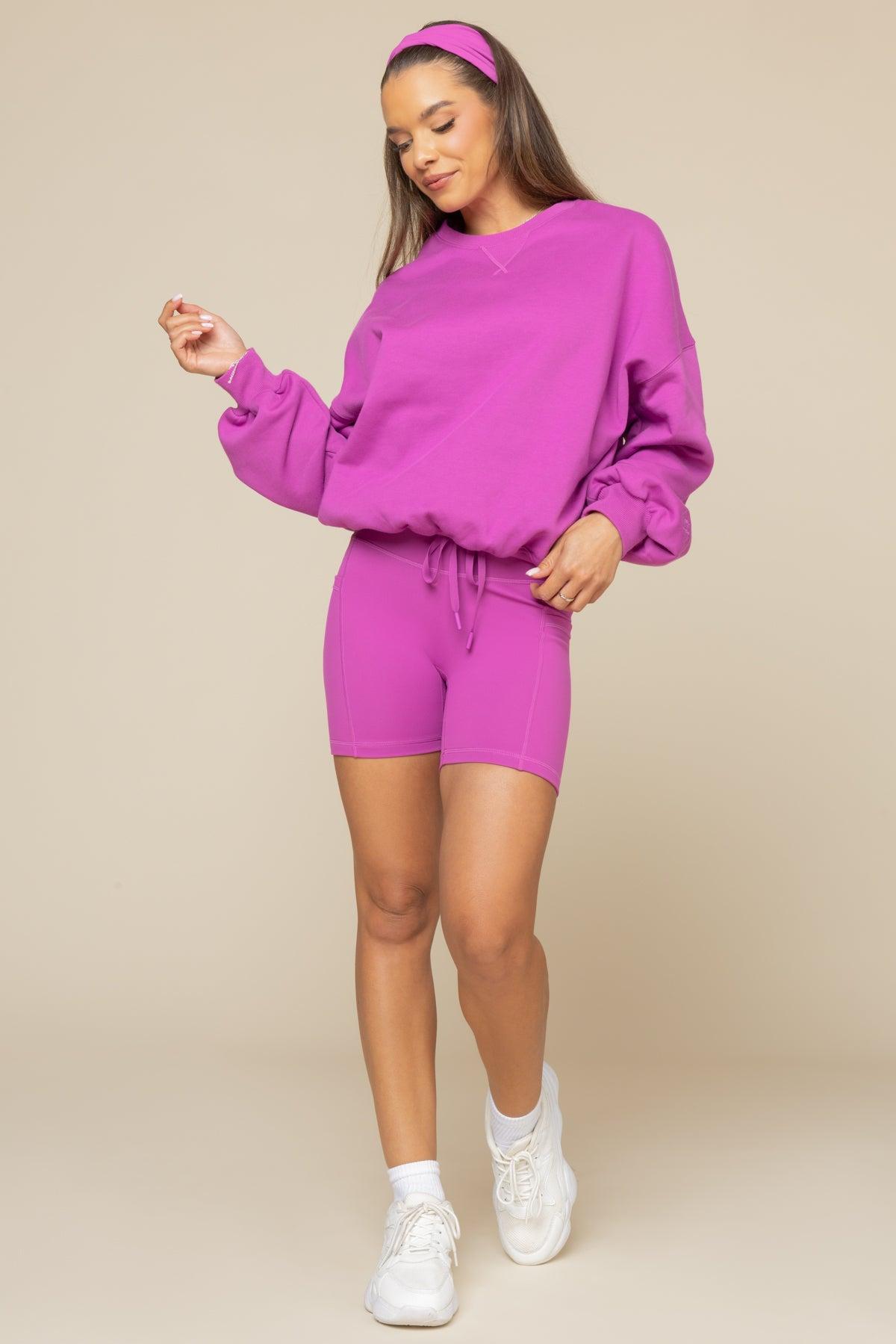 Cloud Crewneck Sweater - Royal Orchid Product Image