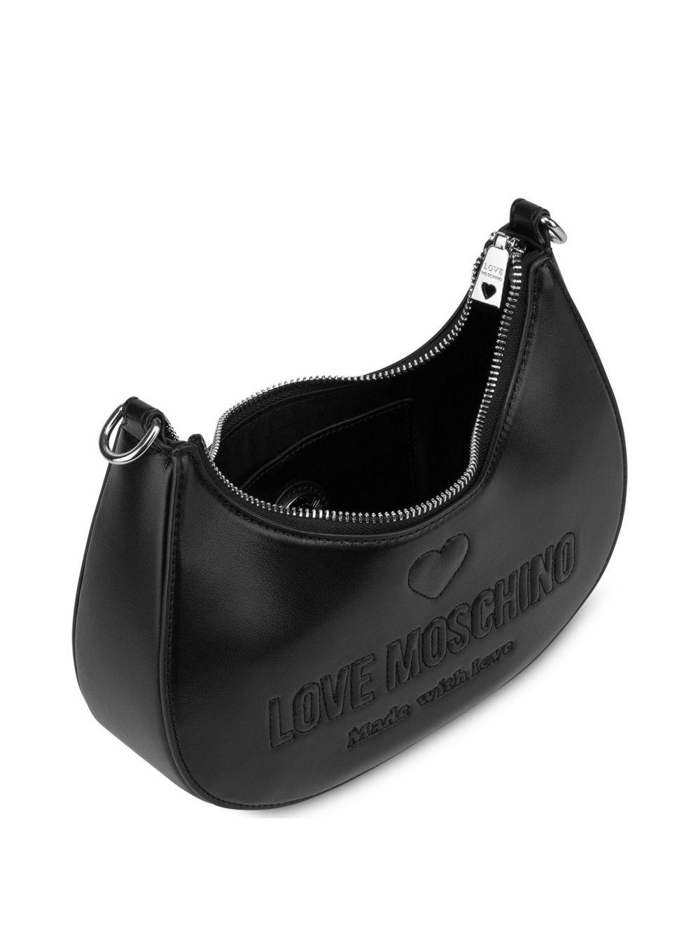 logo-embossed shoulder bag Product Image